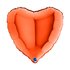 Heart 18inc Orange 