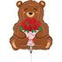 Rose Bouquet Bear mini 
