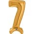 Number Standup 7 Gold 