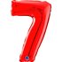 Number 7 Red 26inc 