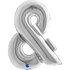 Symbol Ampersand Silver 40inc 