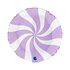 Round 18inc Swirly White-Matte Lilac 