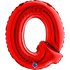 Letter Q Red 14inc 