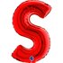 Letter S Red 14inc 