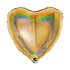 Heart 18inc Glitter Holographic Gold 5 