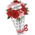 Satin Valentine Rose Bouquet 