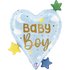 Baby Boy Heart Stars 