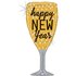 New Year Champagne Glass 
