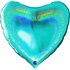 Heart 36inc Glitter Holographic Tiffany 