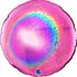 Round 36inc Glitter Holographic Fuxia 