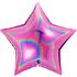 Star 36inc Glitter Holographic Fuxia 