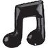 Music Note Double - Black 
