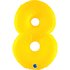 Number 8 Yellow Fluo 40inc 