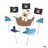 PIRATE PARTY CAKE TOPPERS (8 pcs) 